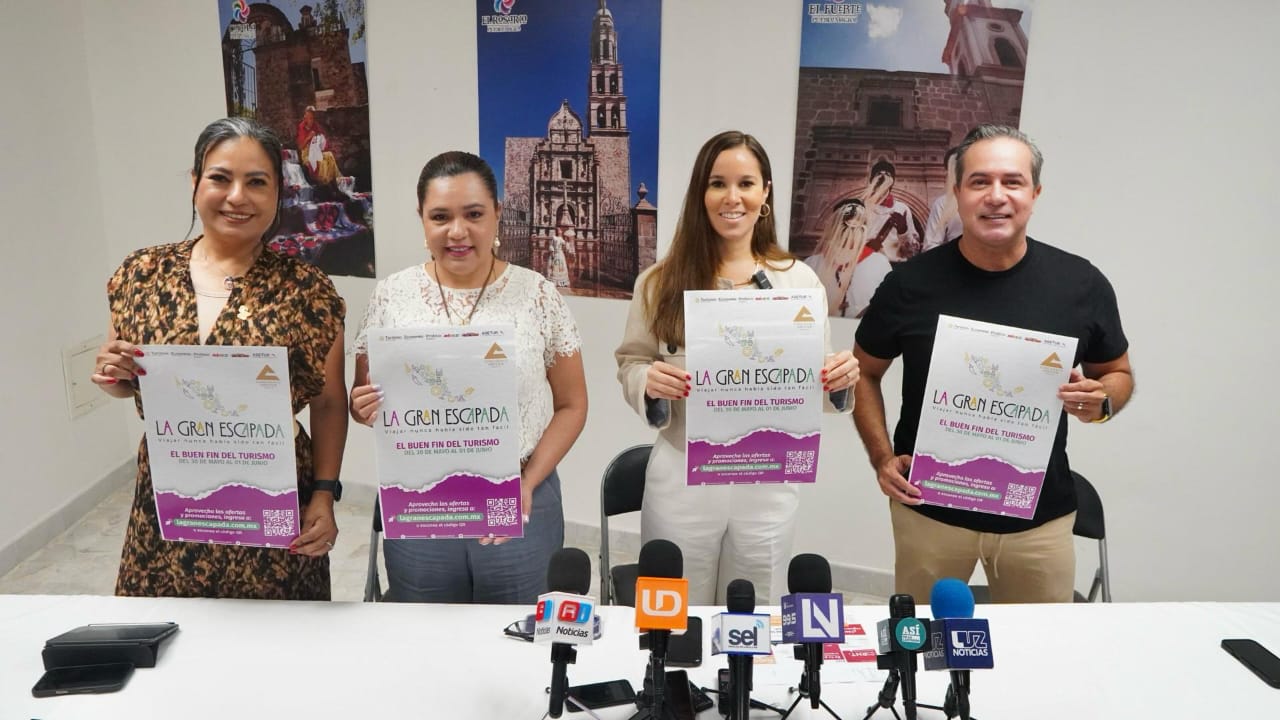 La secretaria de Turismo de Sinaloa, Mireya Sosa Osuna, presentó en Mazatlán el programa que se llevará a cabo del 30 de mayo al 1 de junio