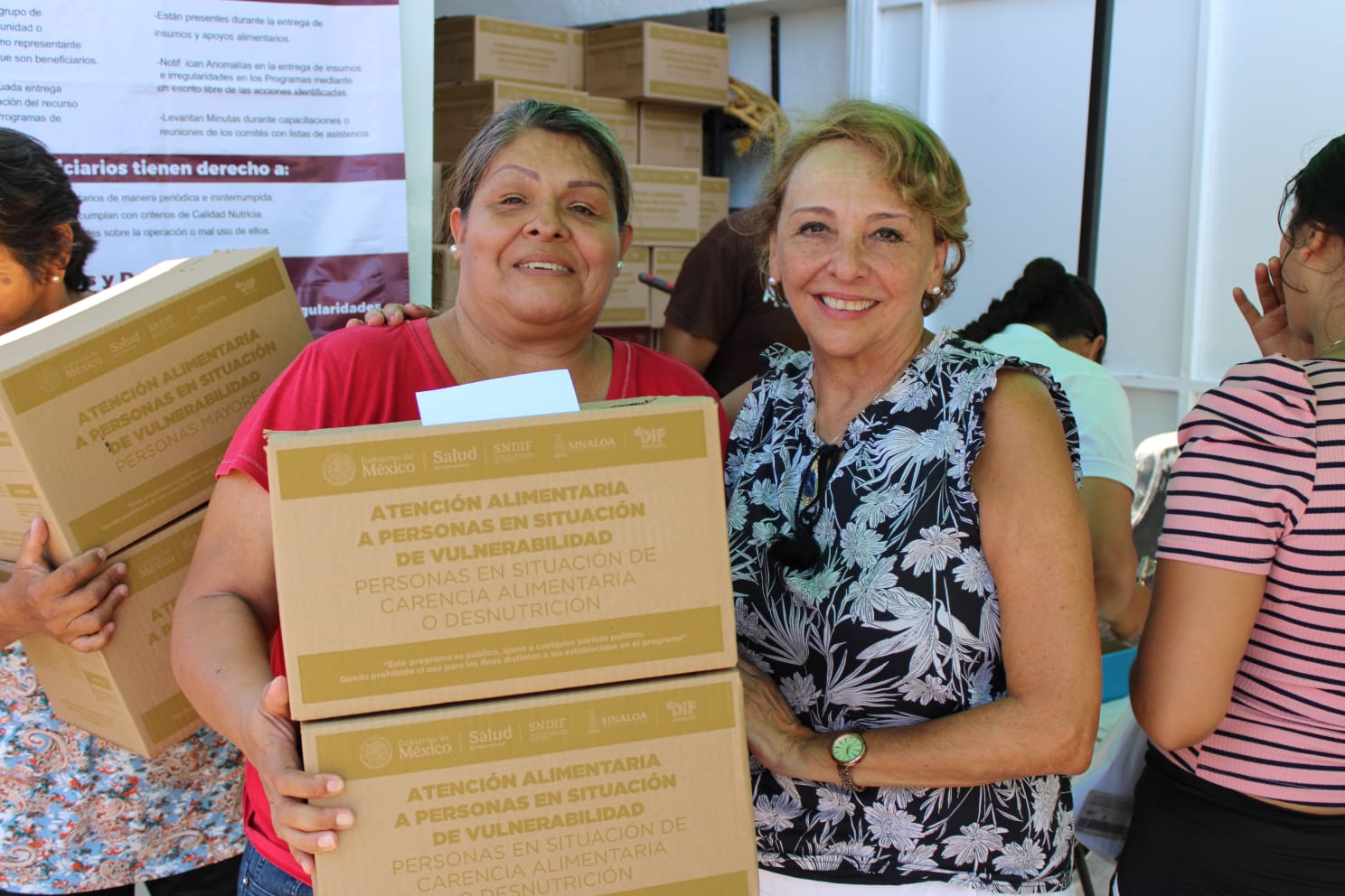 inicio a la entrega de despensas correspondientes al Programa de Atención Alimentaria, que busca fortalecer la economía de los hogares escuinapenses en situación de vulnerabilidad.