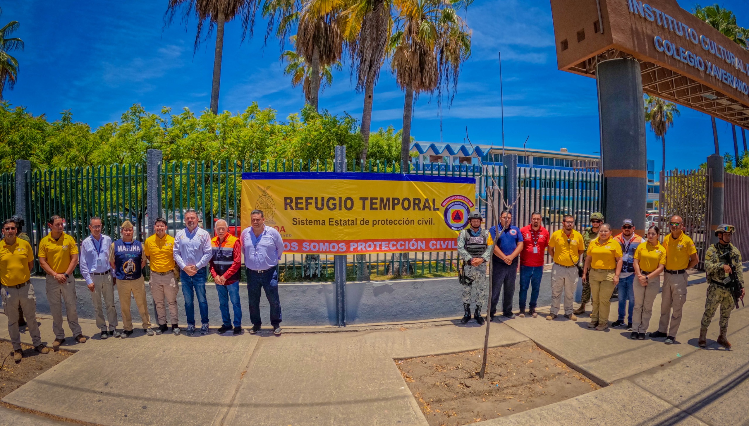 El Coordinador Municipal de Protección Civil, Óscar Roberto Osuna Tirado, destaca que el objetivo de la visita en los ocho refugios, es dar el visto bueno de las instalaciones, inspeccionar calidad del agua y señalizar el lugar, debido a la trayectoria del ciclón tropical Alvin