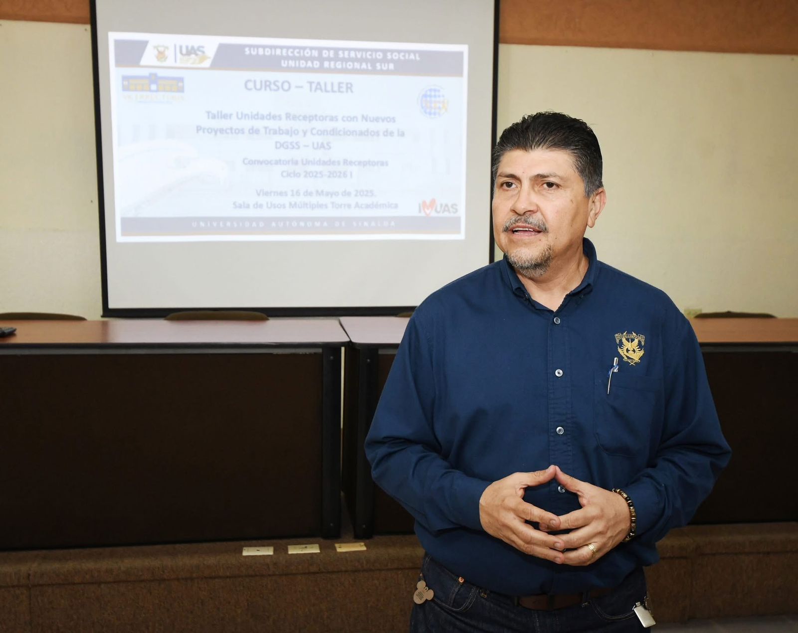 La Universidad Autónoma de Sinaloa a través de la Subdirección de Servicio Social Unidad Regional Sur, llevó a cabo el curso taller Unidades Receptoras con nuevos proyectos de trabajo y condicionados de la Dirección General de Servicio Social.