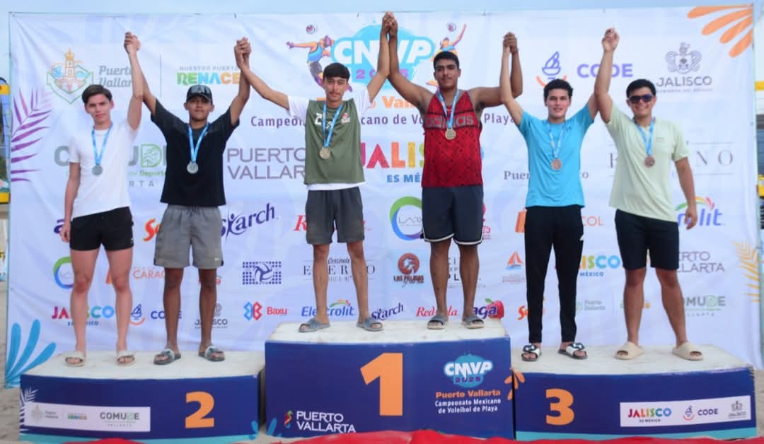 Sin perder un solo set, la pareja del villaunense y Ángel Cárdenas, de Colima, refrendan su corona en Puerto Vallarta