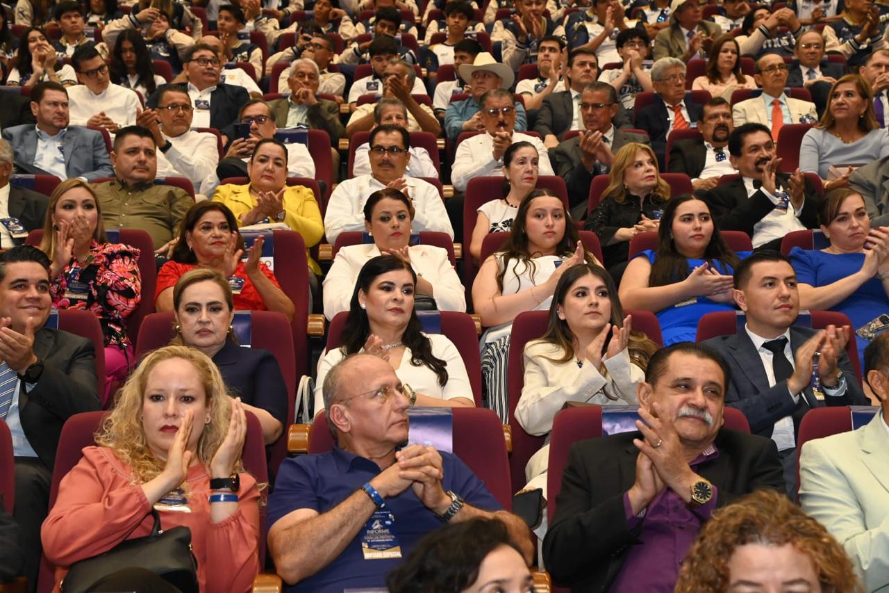 El Dr. Jesús Madueña Molina rinde su 4to. Informe de Labores y asume segundo periodo como Rector de la UAS, periodo 2025-2029 destacando el humanismo y la unidad