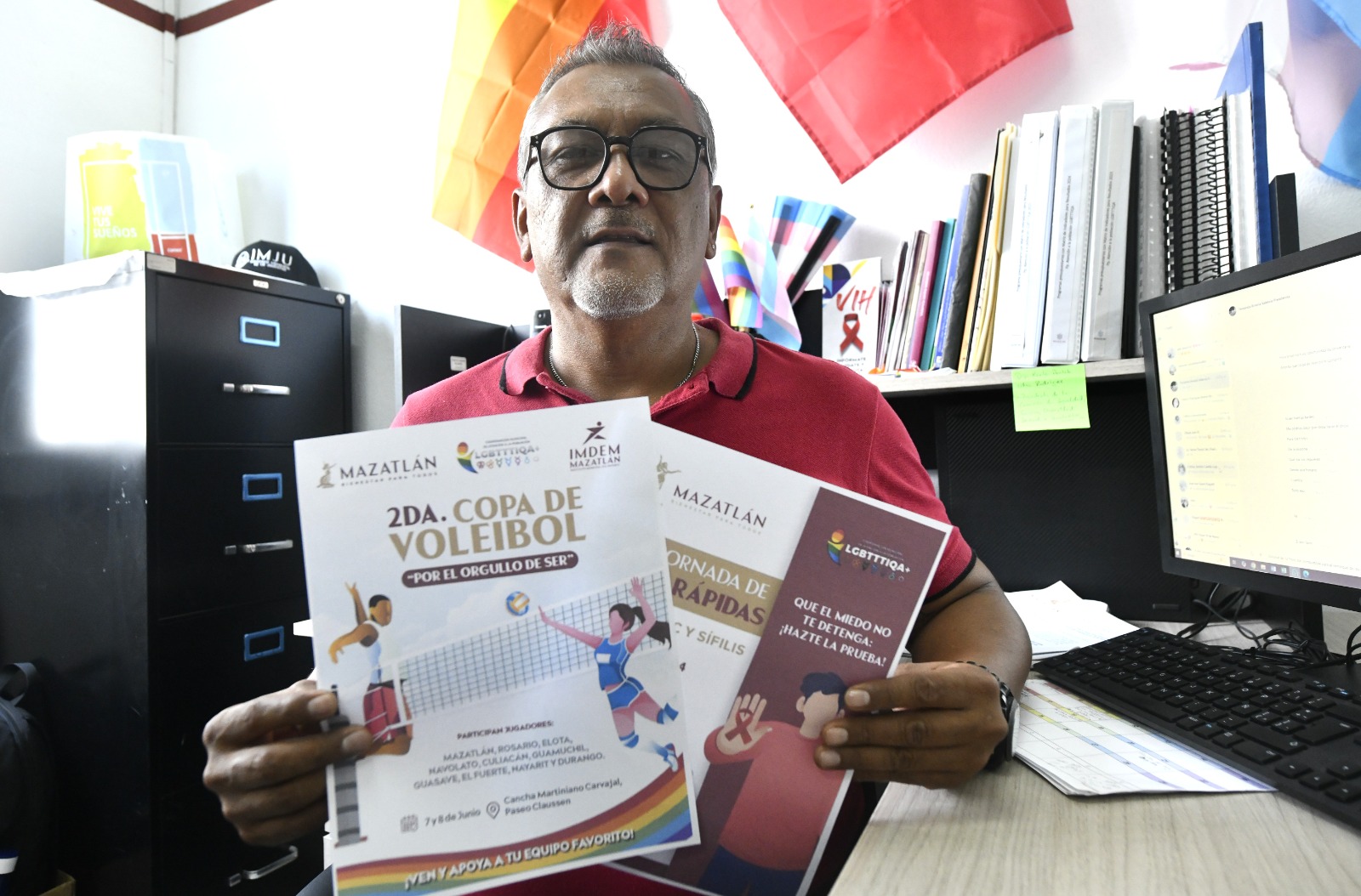 El Coordinador Municipal de Atención a la Población LGBTTTIQA+, Israel Tavera Posadas, informa que en conjunto con instituciones educativas y organizaciones, se llevarán a cabo círculos de lectura, foros, paneles y la Marcha Maz Orgullo 2025