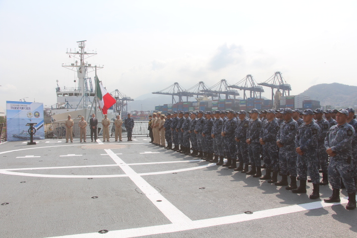 La Secretaría de Marina, a través de la Armada de México, por conducto de la Fuerza Naval del Pacífico, informa que hoy zarpo de la, el buque Armada República Mexicana “Benito Juárez” (POLA-101) de la Fuerza Naval del Pacífico, informa que hoy zarpo de la, el buque Armada República Mexicana “Benito Juárez” (POLA-101)