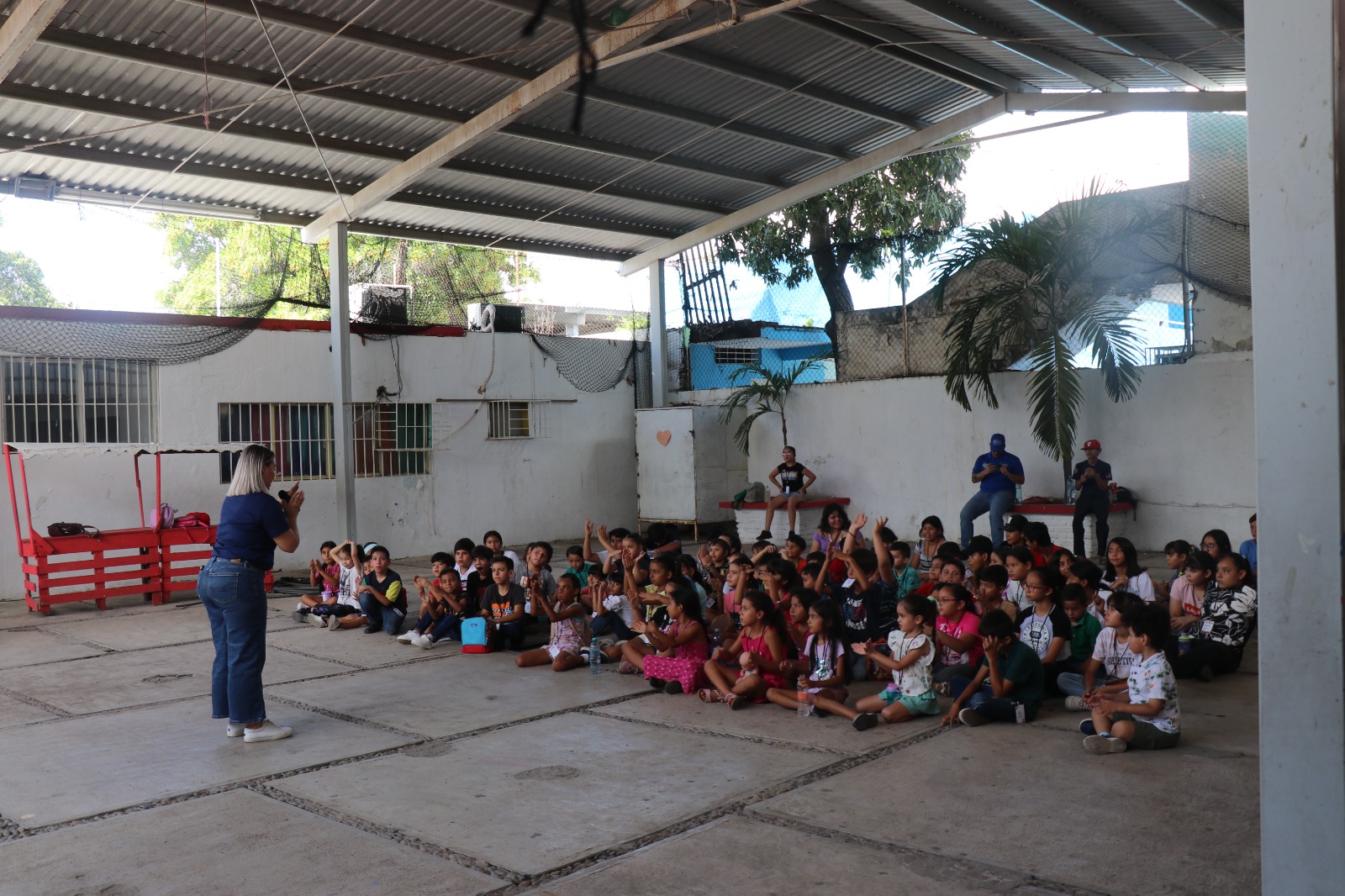  Casi un centenar de pequeños participan en una serie de actividades enfocadas al fortalecimiento de valores y buenos hábitos