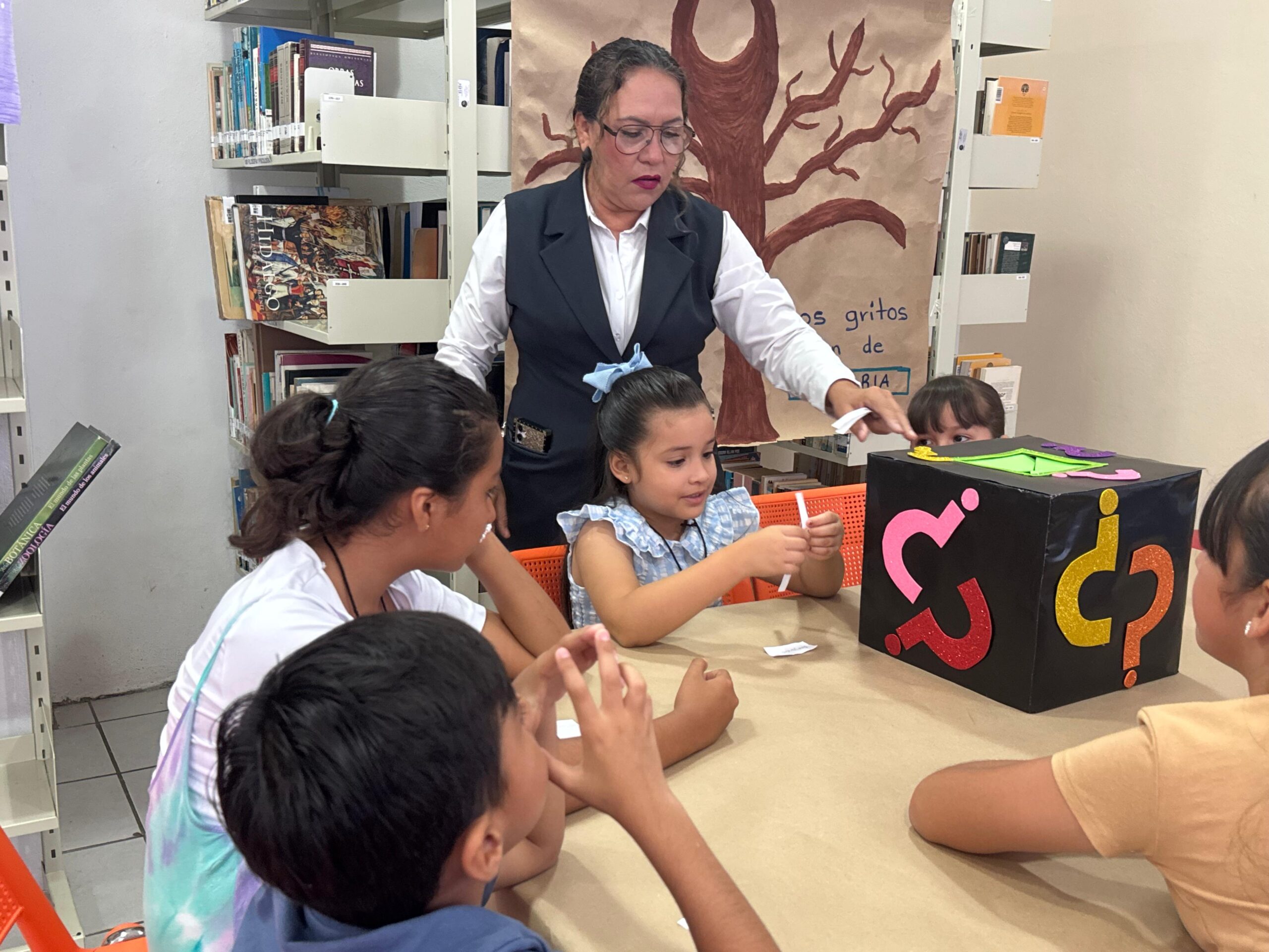 -	Los talleres infantiles se están llevando a cabo en todas las bibliotecas municipales.