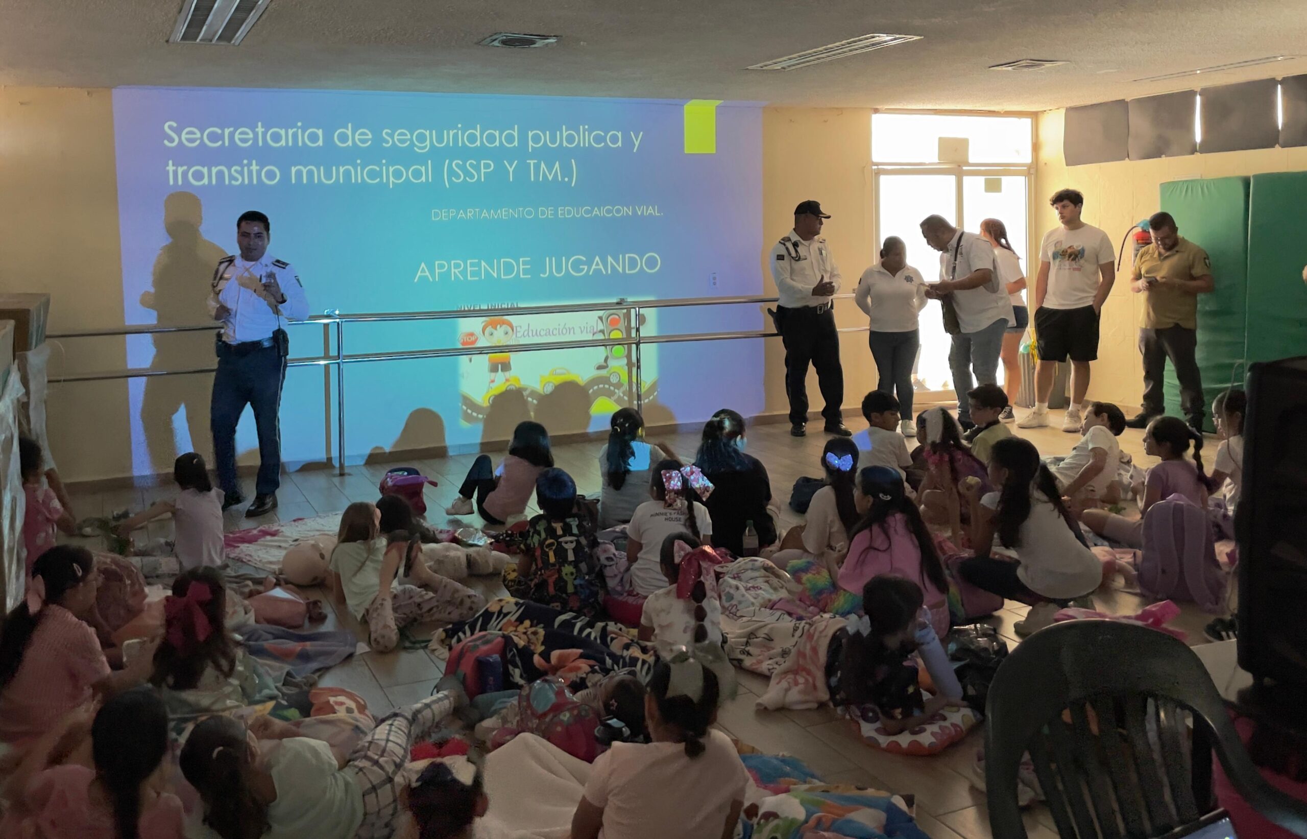 Las pláticas se brindan a los hijos de trabajadores del sindicato del IMSS, con el objetivo de fomentar la cultura del respeto vial