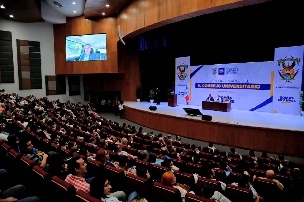 En unidad y compromiso, el H. Consejo Universitario respalda el trabajo y las gestiones del Rector Jesús Madueña ante las instancias federales y estatales para atender la situación financiera de la UAS