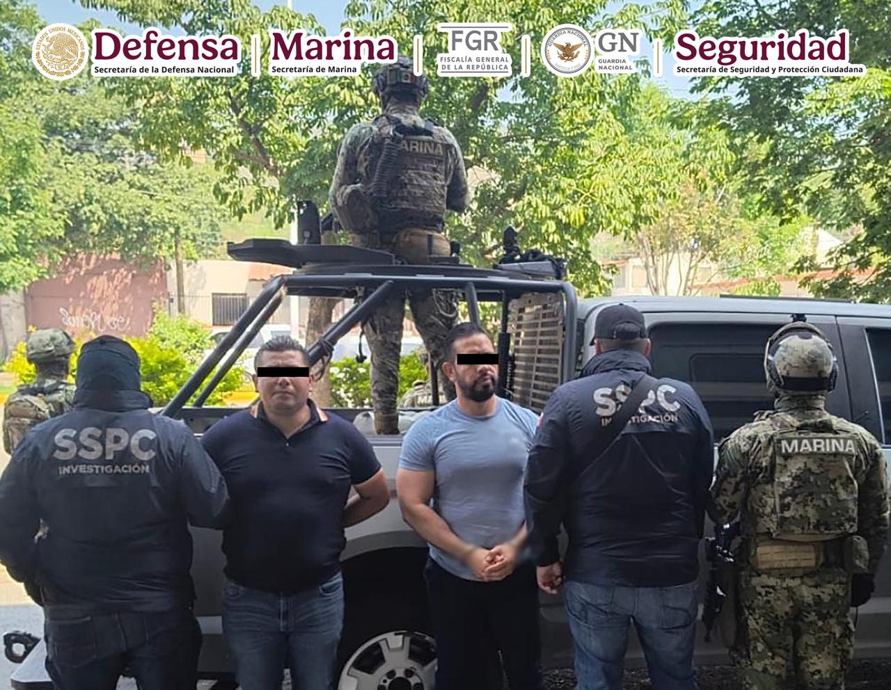 La acción fue liderada por elementos de SSPC y Marina, en coordinación con Defensa, FGR y GN