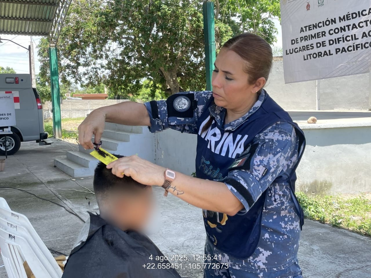 Marina participa en el “Programa de Atención Médica de Prime Contacto en Lugares de Difícil Acceso” en el litoral Pacifico 