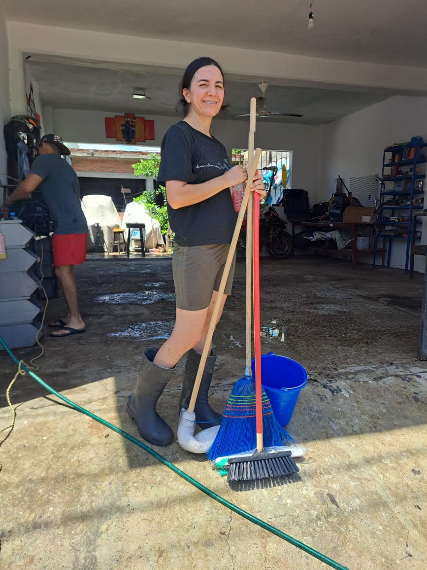 Algunos hogares de la ciudad presentaron leves inundaciones