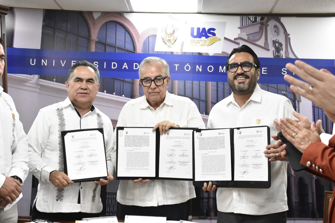Con el Gobernador como testigo de honor, la UAS y el Ayuntamiento de Culiacán firman convenio de colaboración para fortalecer el desarrollo del municipio y todos sus sectores