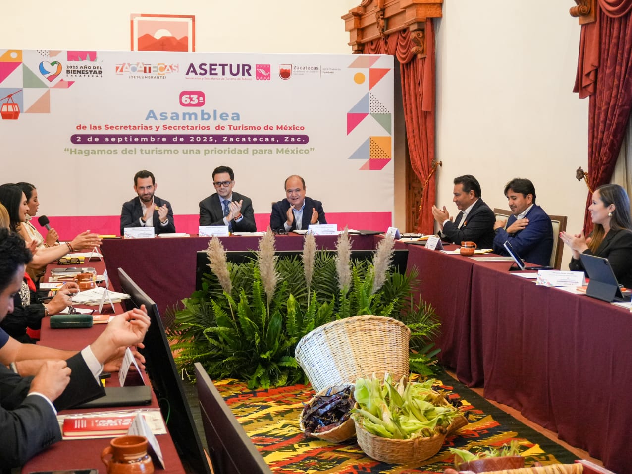 La secretaria de Turismo estatal, Mireya Sosa Osuna, formó parte de la 63 Asamblea Ordinaria de ASETUR realizada en Zacatecas