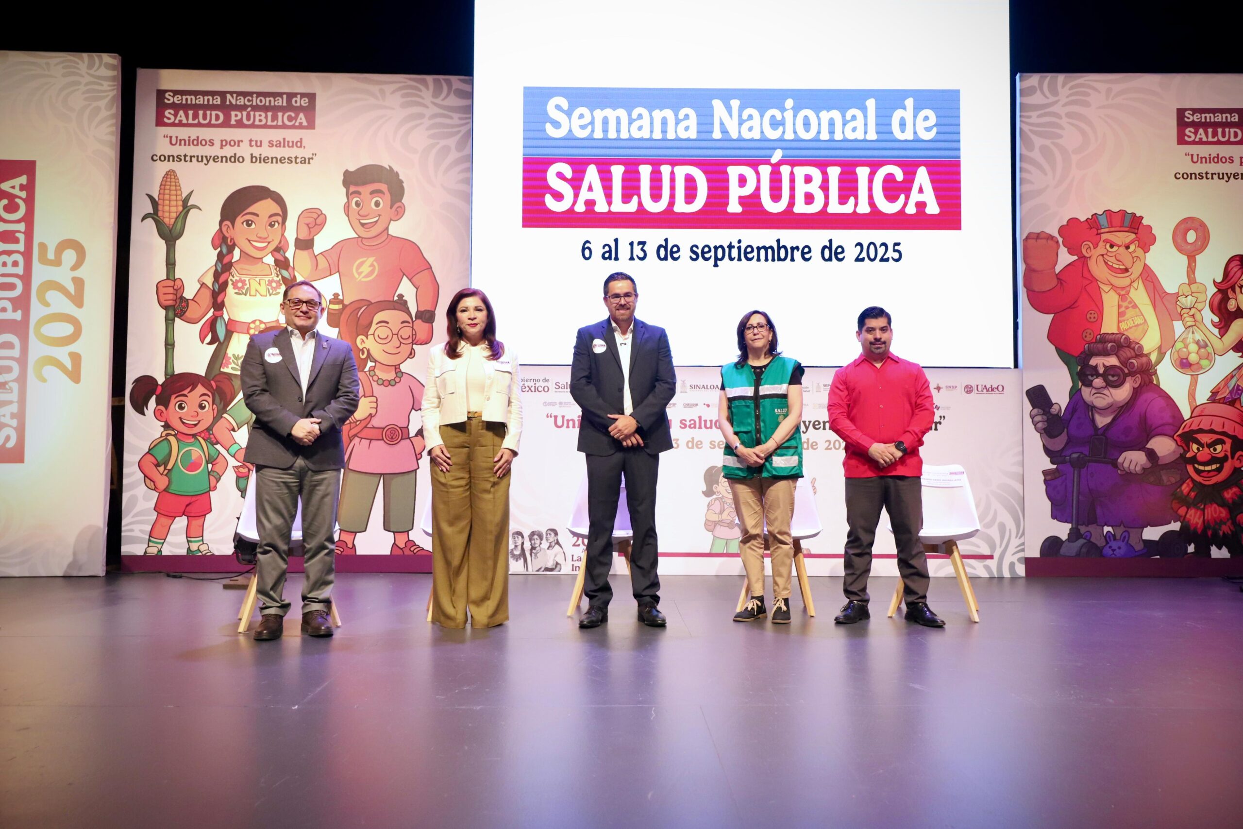 las actividades que se desarrollarán del 6 al 13 de septiembre como parte de Semana Nacional de Salud Pública 2025, que tiene como objetivo fortalecer las acciones de prevención y la atención temprana de enfermedades.