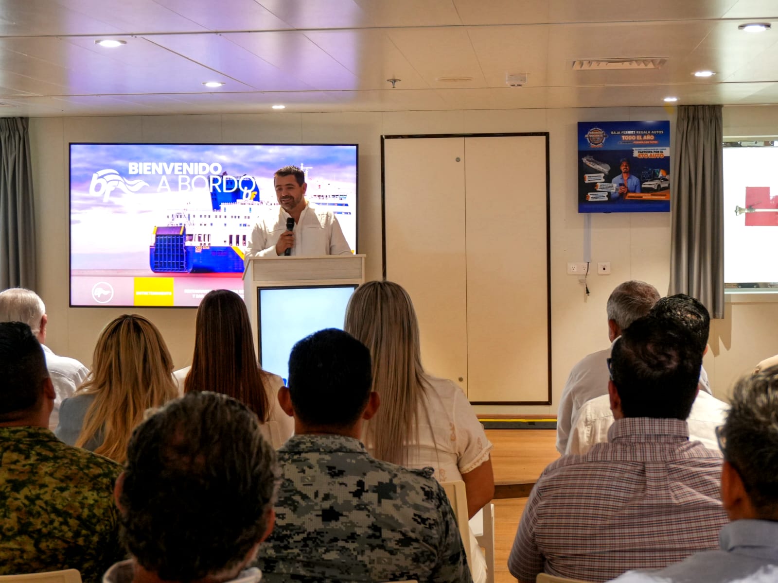 La secretaria de Turismo de Sinaloa. Mireya Sosa Osuna, destacó que la llegada del buque Cabo Star, de la empresa Baja Ferries, marca un antes y un después en la conectividad del país, del estado y de Mazatlán