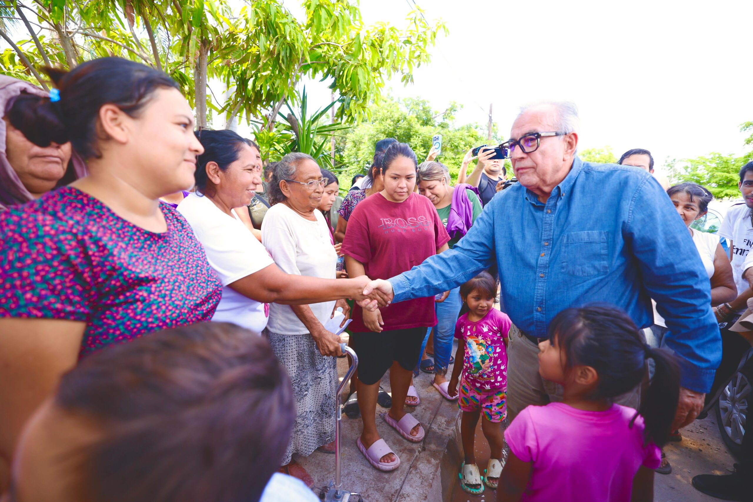 Total apoyo a familias afectadas por lluvias: Rocha Moya.
