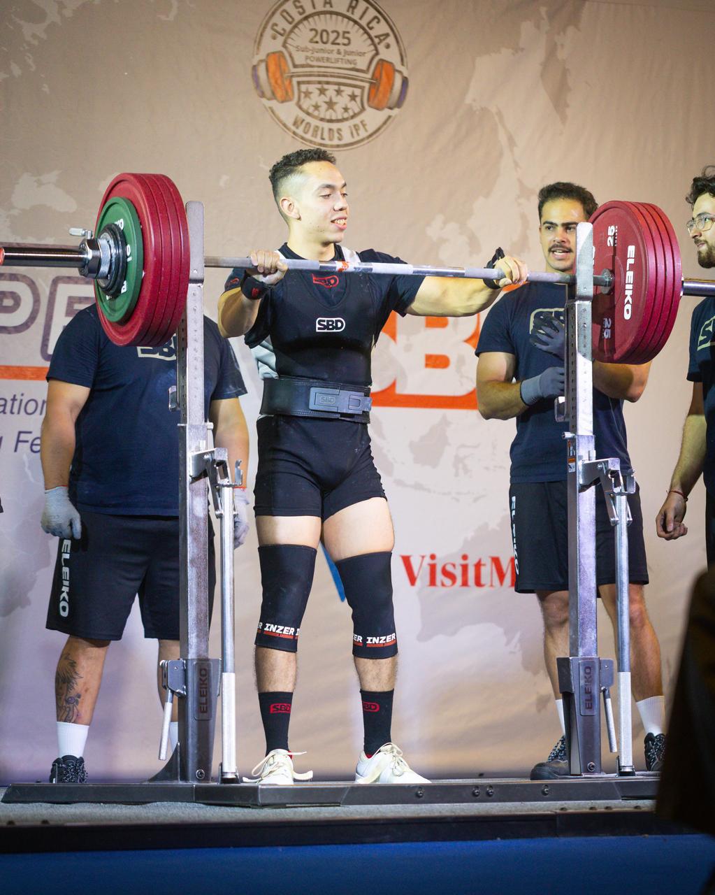 El powerlifter "patasalada" obtiene el lugar número 13 en la categoría -83 kilogramos, con las tres pruebas en las que compitió 
