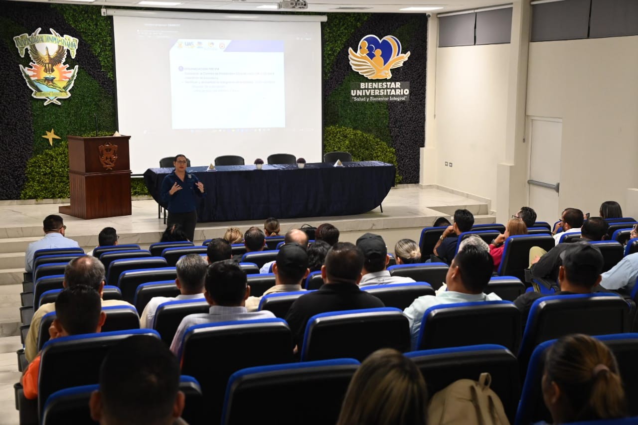 La UAS realiza reunión informativa con el personal de los edificios del Campus Buelna para afinar su participación en el Segundo Simulacro Nacional 2025