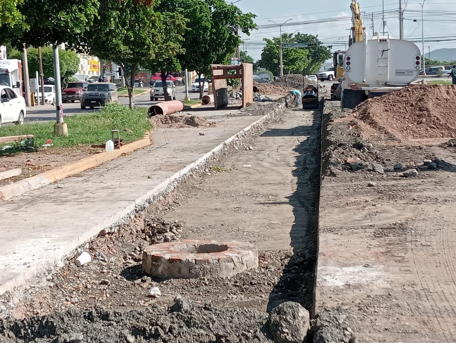 Pese a la magnitud del proyecto de obra emergente, los trabajos mantienen un ritmo acelerado para dar solución a un problema complejo