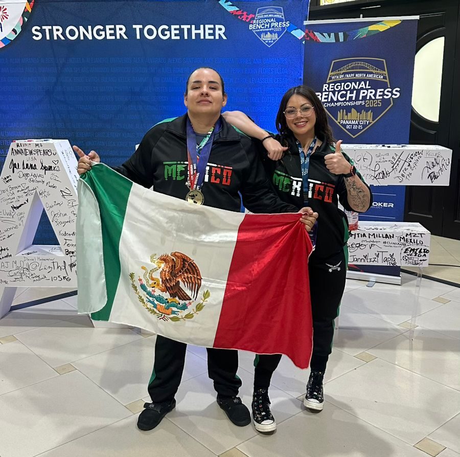 Oro para Mazatlán, Sinaloa y México: Maytia Millán se corona como la mejor de la categoría Open Raw +84 kilos del Campeonato Norteamericano de Bench Press
