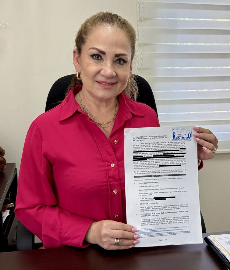 “No soy omisa ni sumisa”: Regidora Maribel Chollet denuncia violencia política de género en el Ayuntamiento de Mazatlán
