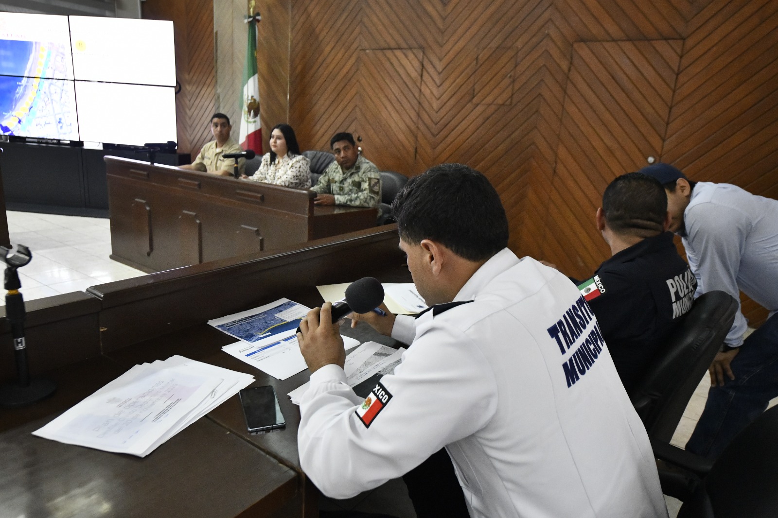 Se revisaron la ruta, cierres viales y puntos de apoyo de cuerpos de auxilio.