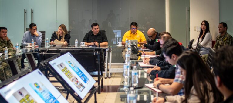 En la reunión de trabajo también estuvo presente la representante de la Mesa de Paz de la Secretaría de Gobernación de México para Navolato