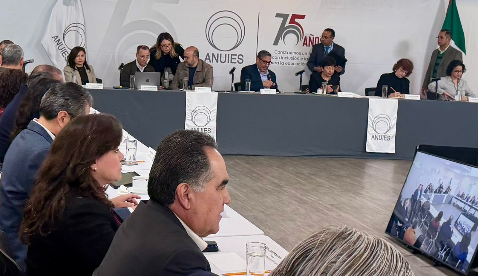 Participa el Rector Jesús Madueña en Sesión Extraordinaria de la ANUIES, donde se revisó junto con la SEP el déficit presupuestario para 2026
