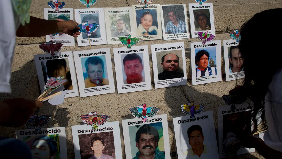 El objetivo es visibilizar la crisis de desapariciones que enfrenta el país, con más de 133,000 casos registrados y un 99 % de impunidad