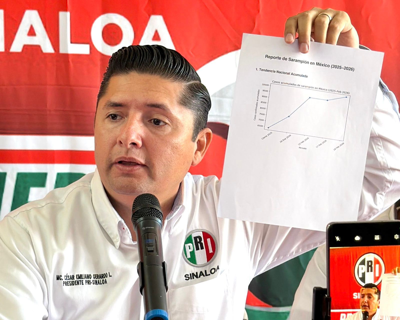 Preocupa Sarampión en Sinaloa y se abren macrocentros de vacunación.
¡Gerencia del PRI dice que no hay claridad en el combate al sarampión!.
¡¿Qué cree, ¿! Todavia existe la CTM!.
De risa loca. El cargador de portafolios de Quirino, quiere Auditor de la Federación ¡Moderno!
Rocha se reúne con familia de Ricardo Mizael.
Quitan un pelo al gato: Elba Esther debe pagar 19 millones al SAT.
