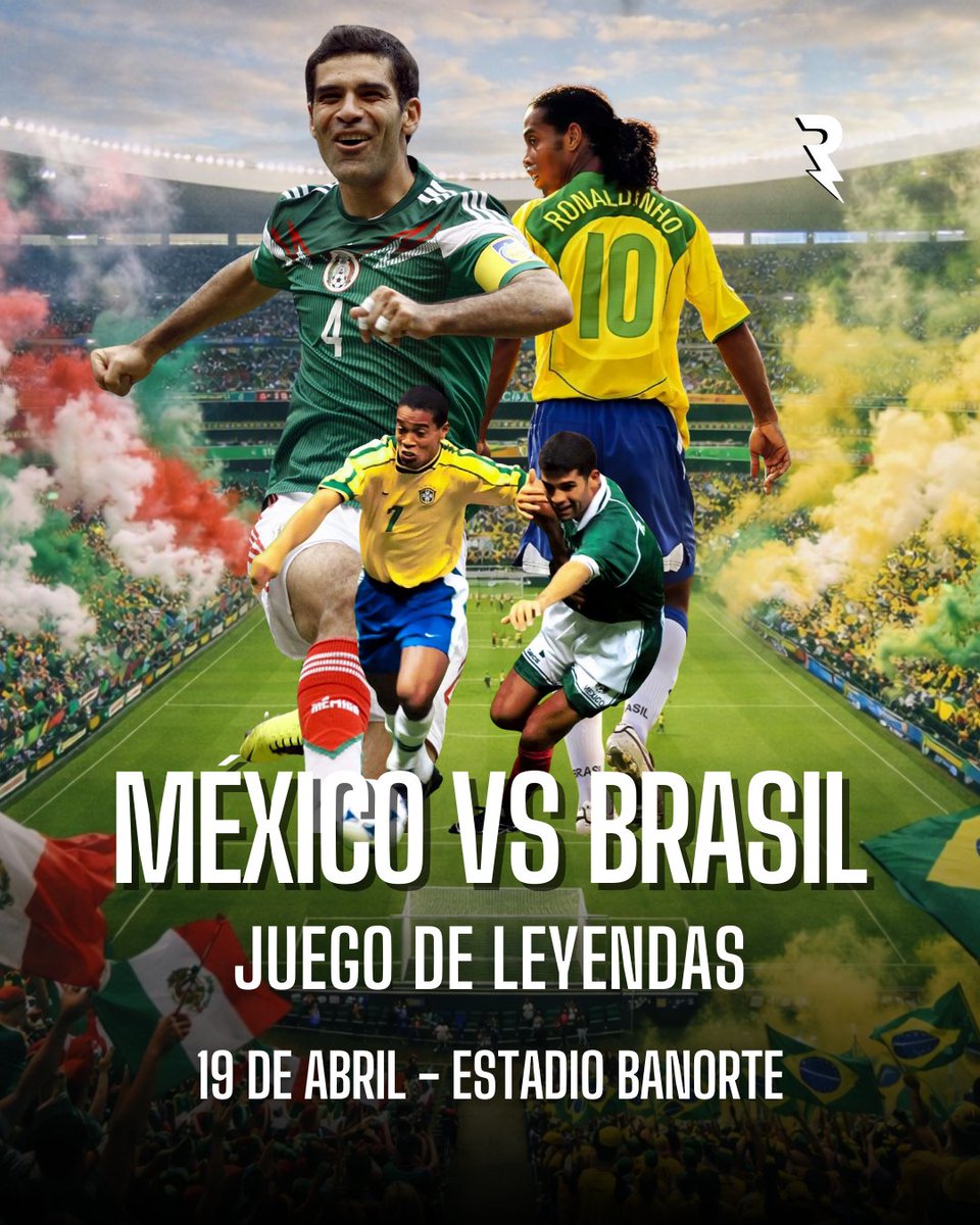 El Estadio Azteca volverá a ser escenario de una noche histórica. Edmílson, campeón del mundo con Brasil en 2002, y Pável Pardo, monarca de la Copa Confederaciones 1999, anunciaron este miércoles el partido de leyendas México vs Brasil, que se disputará el próximo 19 de abril en el inmueble más emblemático del fútbol mexicano.