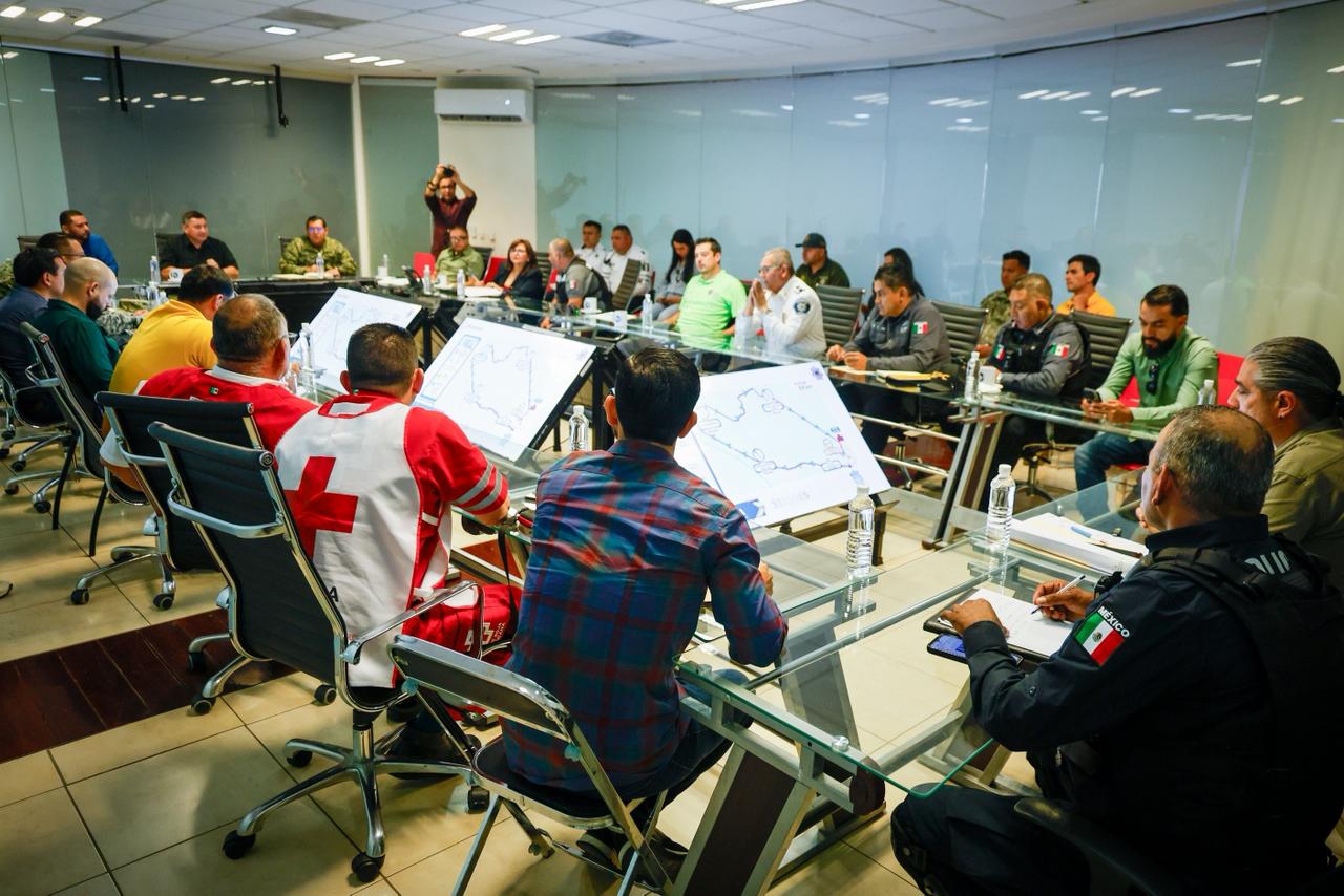 Autoridades coordinan acciones para garantizar una jornada segura durante el recorrido ciclista impulsado por SEBIDES