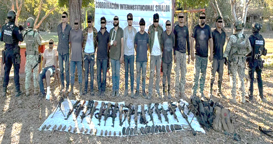 Trece de ellos en La Cruz de Elota, bien cargaditos.