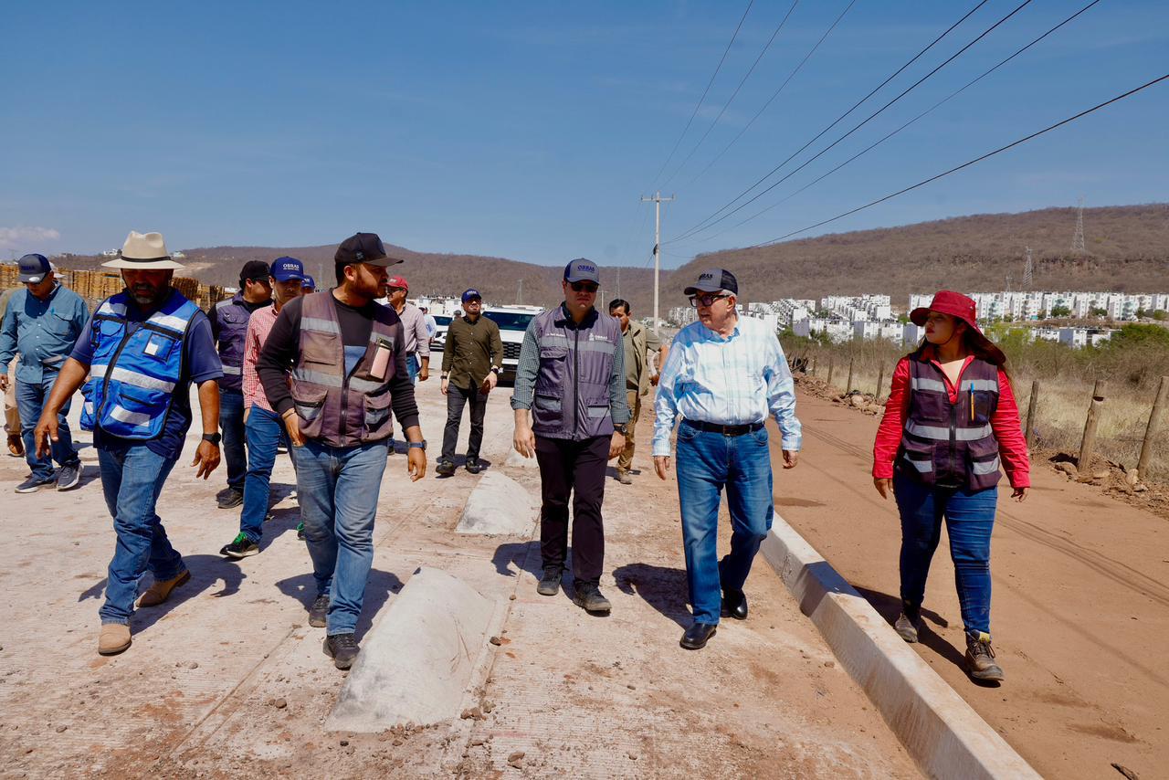 En recorrido de supervisión, el mandatario estatal constató que la obra registra un avance del 75 por ciento.