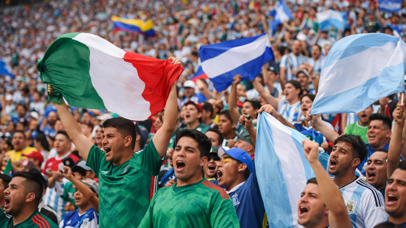 México, Argentina o Colombia: qué comunidad latina llevará más hinchas al Mundial 2026 en EE.UU. y por qué.