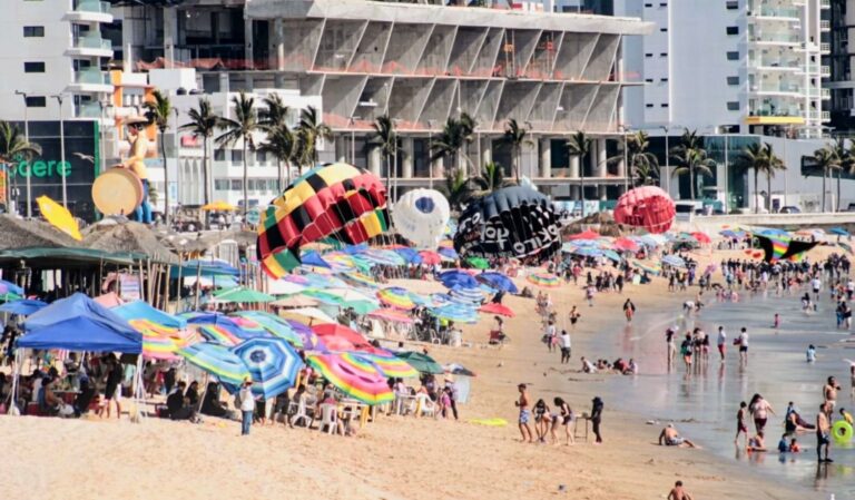 La presidenta de la Cámara Nacional de Comercio, Servicios y Turismo de Mazatlán, Francisca Cázarez Oliveros, presentó los resultados de ocupación durante el periodo vacacional de Semana Santa 2026.