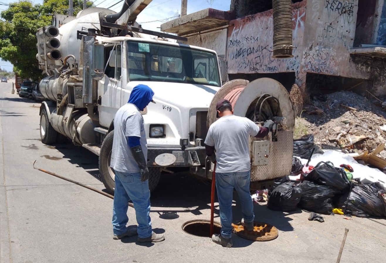El organismo operador mantiene trabajos permanentes para fortalecer los servicios de agua potable y alcantarillado en Mazatlán

