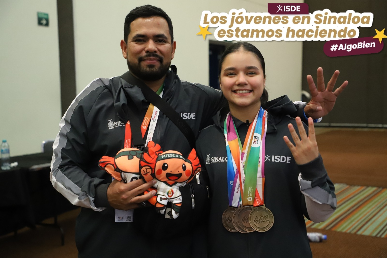 Arrolla delegación Sinaloa en la disciplina de Karate de la Olimpiada Nacional Conade.