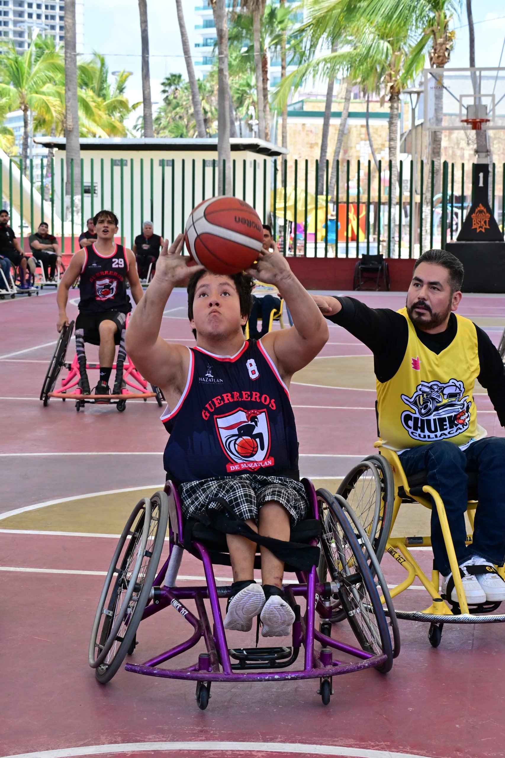 El equipo porteño enfrentó en casa a Chuecos de Culiacán y Halcones de Guasave, restando dos fechas para que concluya la actividad del circuito que impulsa la inclusión social, el desarrollo deportivo y el respeto hacia las personas con discapacidad