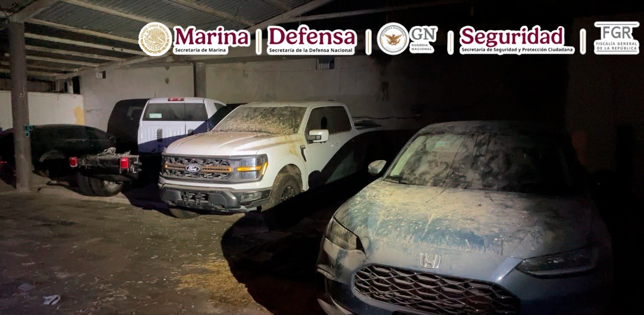 Se aseguró un campamento presuntamente perteneciente a la delincuencia organizada
También fueron asegurados 11 vehículos, 33 armas largas, seis artefactos explosivos y diversas dosis de sustancias ilícitas