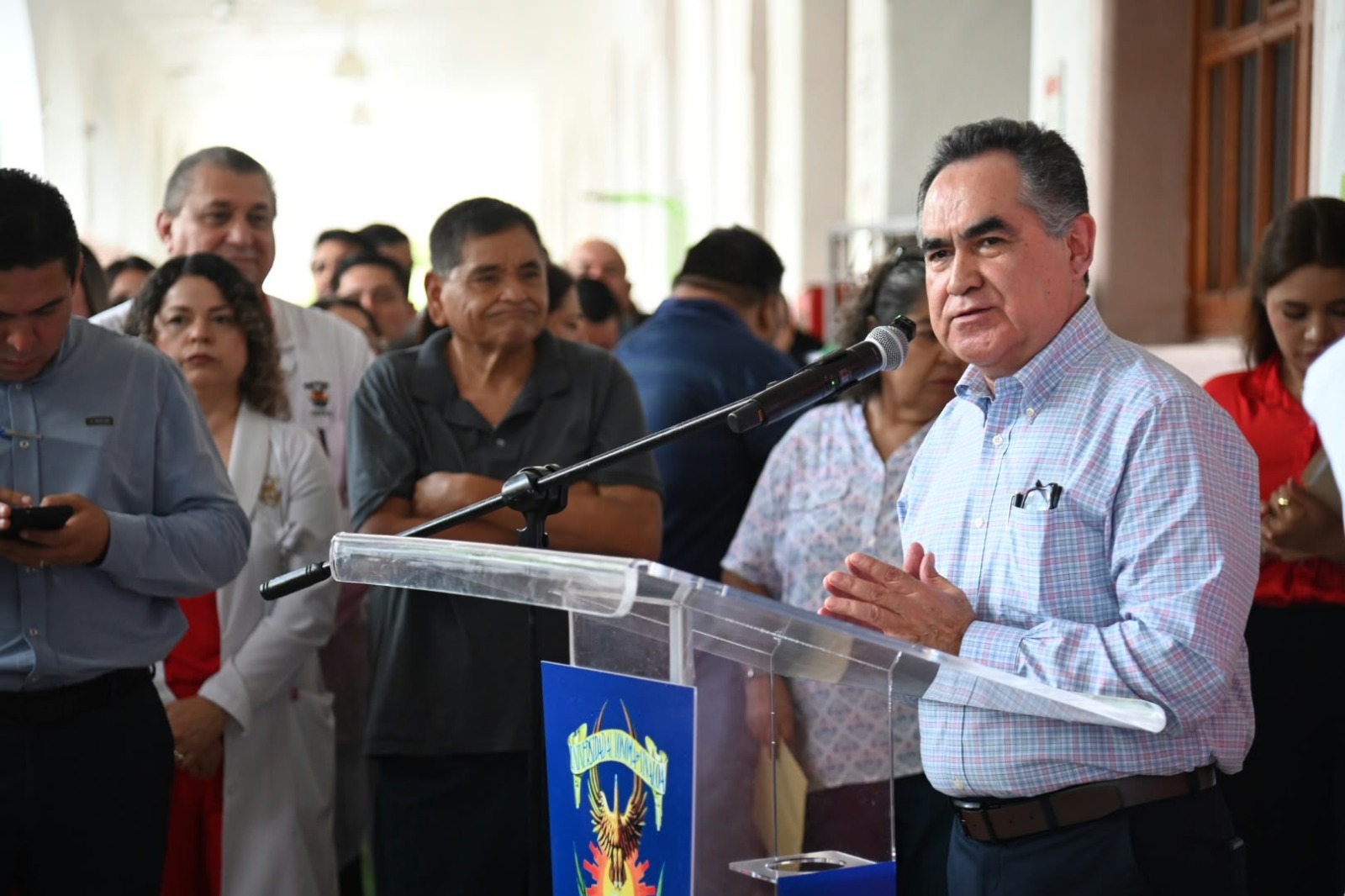 Ahí refrenda el compromiso de la UAS con la salud de los sinaloenses