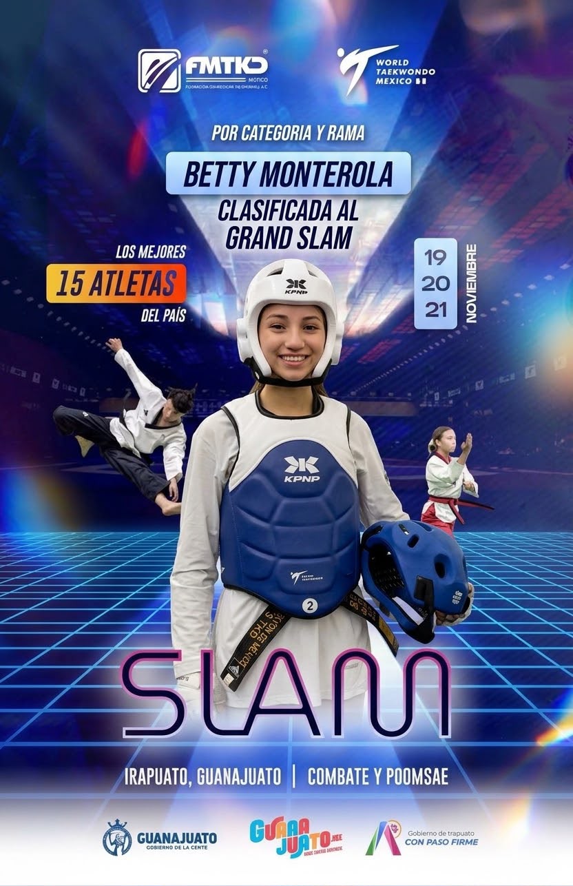 Clasifican, Beatriz Monterola y Nery Frías, al Grand Slam Mexicano, que se llevará a cabo en Guanajuato, del 19 al 21 de noviembre